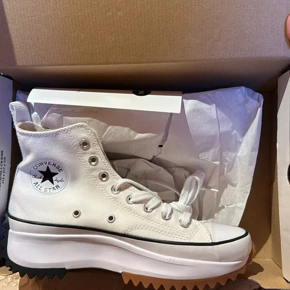 Converse Run Star Hike HI Canvas Platform, Mens 7.5 Womens 9 #166799C NEW! - Picture 6 of 6